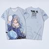 Anime trička Tenkrát jsem se reinkarnoval jako sliz 3D tištěný streetwear Muži Ženy Tričko nadměrné velikosti Harajuku Dětská trička Topy