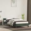 VidaXL Bed Frames with Headboard Slat Base Upholstered Bed Slat Frame Single Bed Adult Bedroom Interior Green 347546