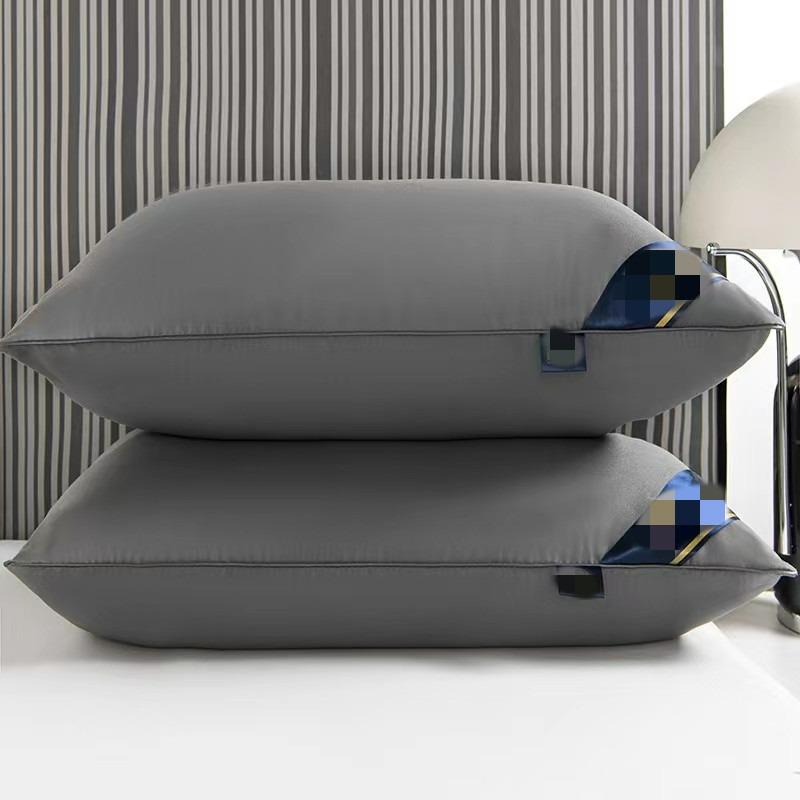 3D Feather Velvet Neck Support Pillow for Adults - Single-Sided, Ideal for Home & Dorm Use