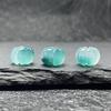 Eis-Typ Bashan Jade Blau Schwimmende Blume & Jade Oval Ruyi Perlen DIY Ohrring Quaste Zubehör