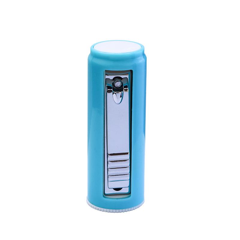 Cylindrical Stainless Steel Nail Clipper Set - 4 Piece Manicure Tools