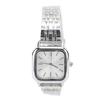 Women Quartz Watch Alloy Steel Strap Stylish Waterproof Ladies Square Wrist Watch for Daily Life
