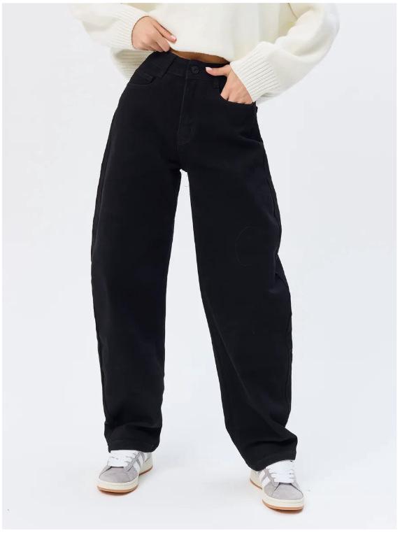 Women s New 2025 Wide-Leg Jeans for Autumn - Russian Foreign Trade Clothing 30 чёрный