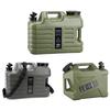 5 Gallon Water Jug with Spigot Camping Water Container Leak-Proof Water Bucket  Portable Water Tank for Outdoor Camping