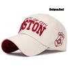 Berretto da Baseball Sportivo con Parte Superiore Morbida Cotone Ricamo 3D Unisex Snapback Cappello da Tennis Cappello da Papà