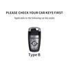 Leather Car Key Case Cover For Lincoln Nautilus Corsair Aviator Navigator Anti-Scratch Auto Keychain Protector Shell Accessories