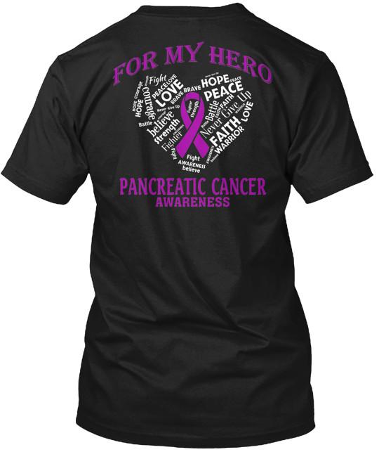 Raise Awareness Of Pancreatic Cancer T-Shirt Made in the USA Size S to 5XL Unisex T-Shirt S
