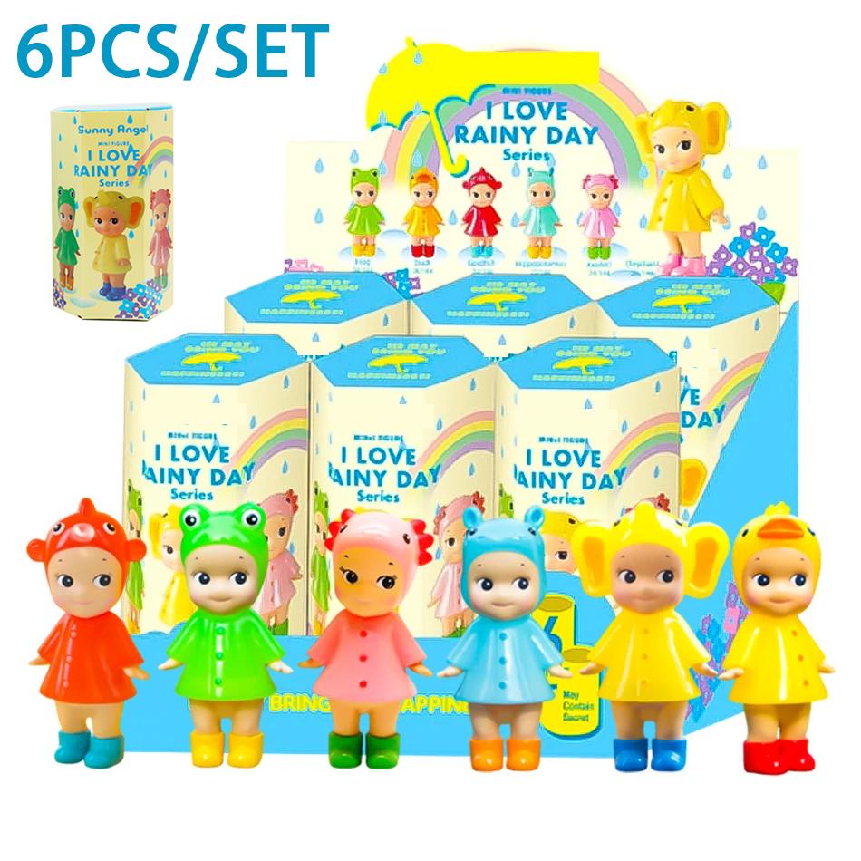 Sun Angel I Love Rainy Day Series Blind Box Car Decoration Desktop Computer Screen Cupid Hand Fashion Play Doll Birthday Gift