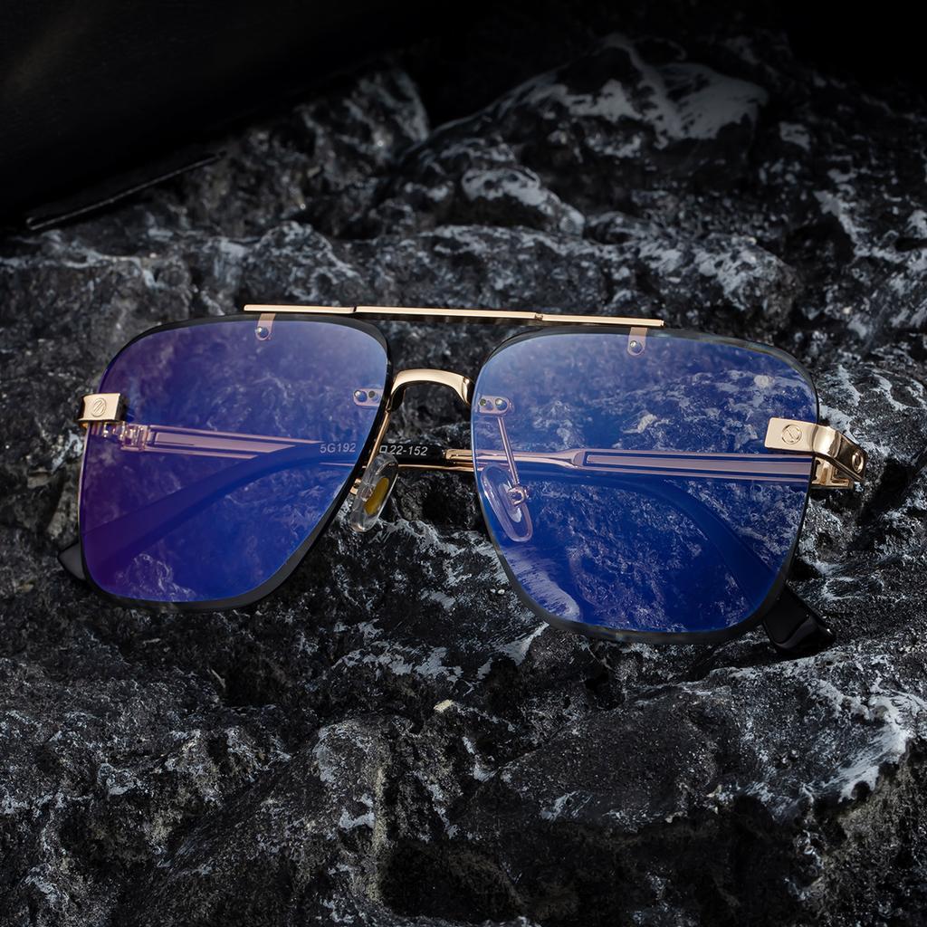 JYL TS Men's Diamond-Cut Rimless - Trendy Fashion Sun Protection Shades WF-5G192