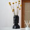 Flowerpot Collectible Sculpture Tabletop Centerpieces Bud Vase Abstract Statue for Indoor Ornaments