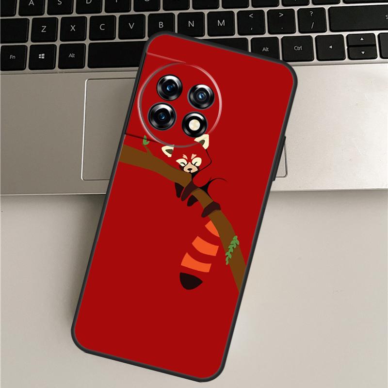 Red Panda Cute Animal Case For OnePlus Nord CE 5 3 4 Lite N20 N30 OnePlus 15 R 13T 10T 9 10 Pro 11 12 13 13R Cover
