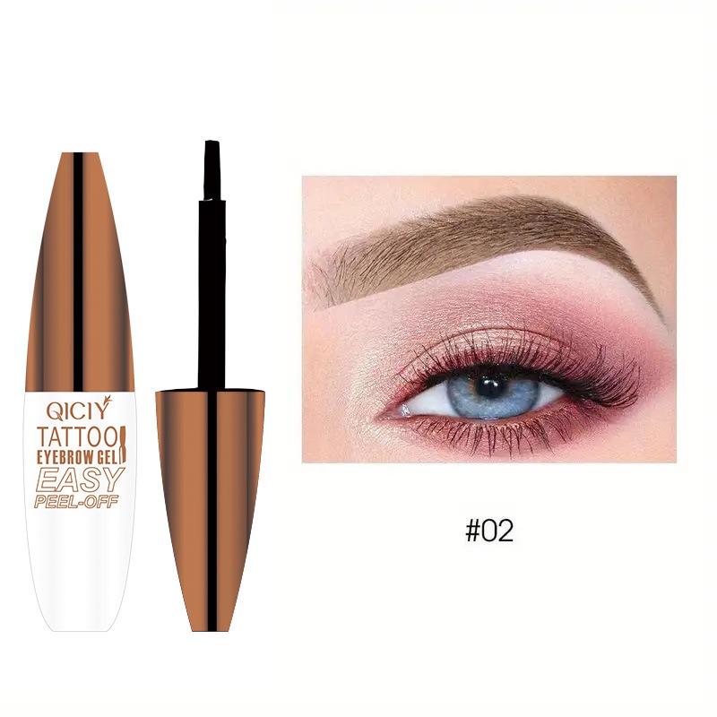Qiciy Peel Off Eyebrow Gel Long Lasting Waterproof Smudge Proof