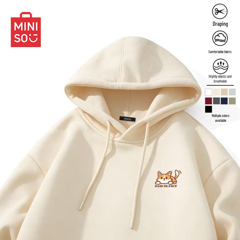 MINISO Men s Loose Fit Hooded Sweatshirt 5XL