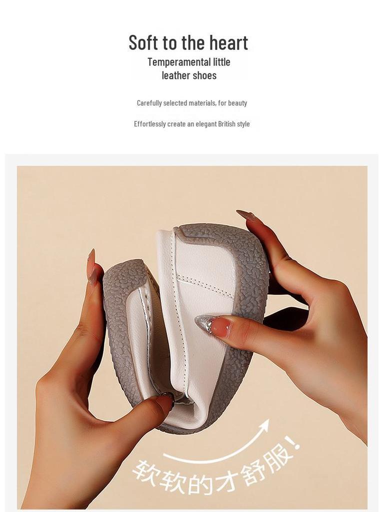 2025 Women's Casual Loafers: Comfortable Soft Sole & Upper, Plus Size, Bean Shoes