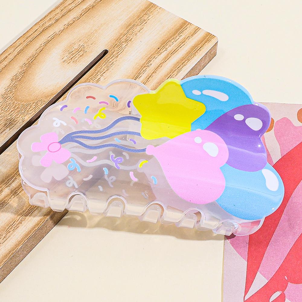 Ballonförmige Haarspangen Einfache Einzigartige Haarspangen Dekorative Haar-Klammerclips für Sicheres Haarstyling und Hochsteckfrisuren
