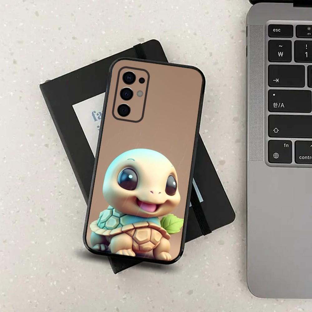 Cute Turtle Animal Phone Case For Samsung Galaxy A13,A21s,A22,A31,A32,A52,A53,A71,A80,A91 Soft Black Cover