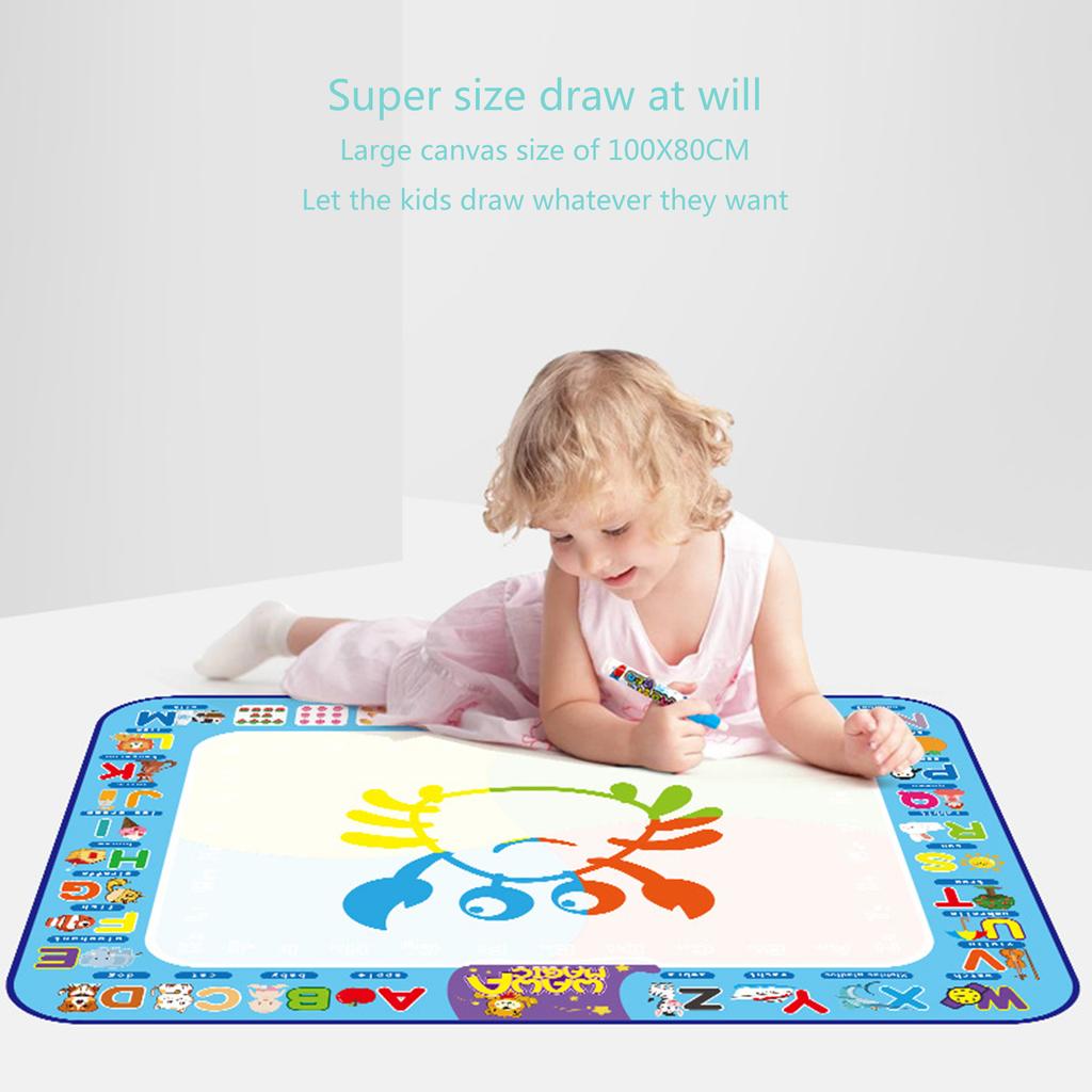 Educational Toddler Gift for Toddlers Water Doodles Mat Large Aquas Coloring Mat