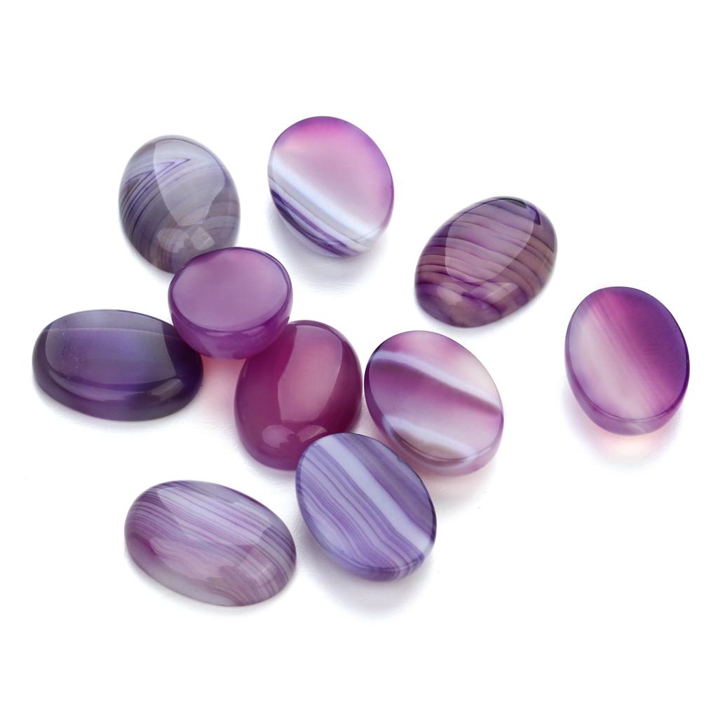 2-10pcs/lot Natural Stone Oval Cabochon Agate Malachite Opal Turquoise Loose Beads Cabochon For DIY Charm Necklace Earrings Gift