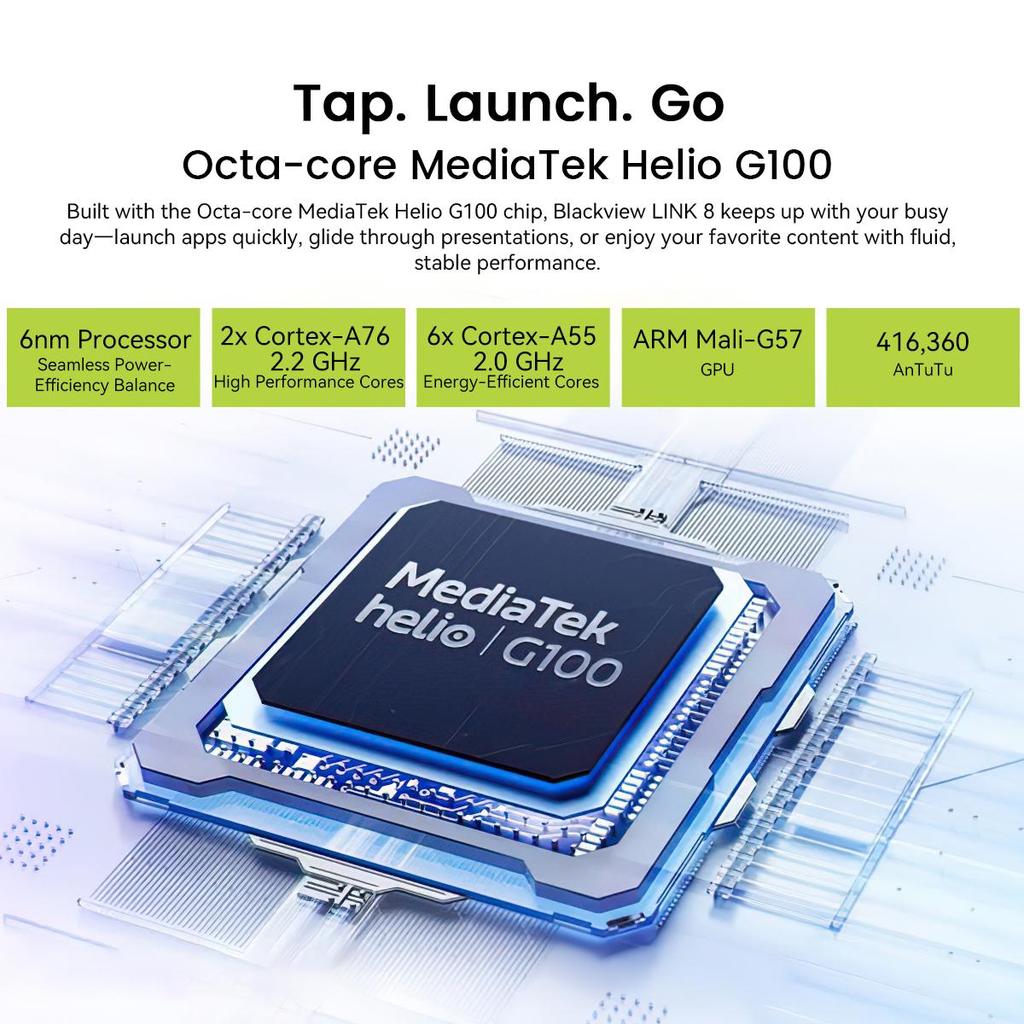 Blackview 2025 LINK 8 12.7-Inch Tablet Android 15 ,12GB RAM 256GB Memory,Large Display Widevide L1,Octa-core G100, 8400mAh,5G WiFi,4G LET,18W