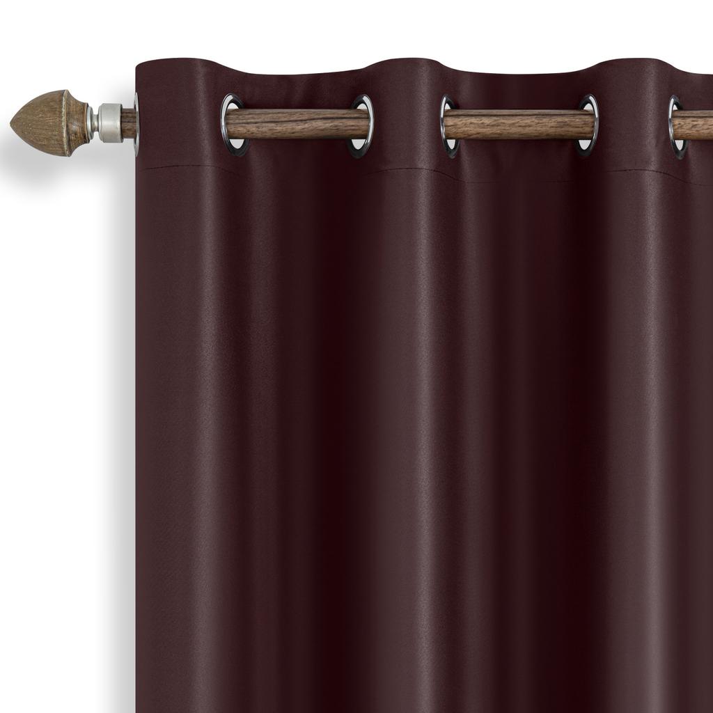 High-precision blackout curtains, simple solid color 110gsm finished curtains