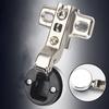 2pcs Hinge W/ Cover Accessories For Glass Cabinet Wardrobe Door Furniture For Glass Cabinets Furniture Wardrobes