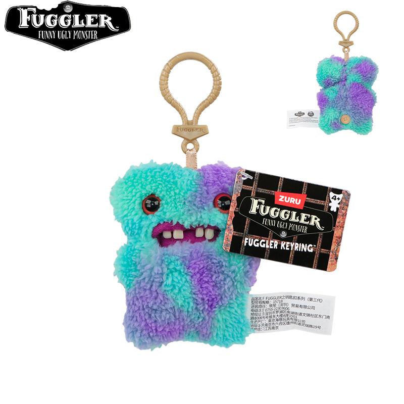 Fuggler Peluches Monstres Drôles Moches Pendentifs Monstres à Dents Kawaii Fugguler Mignonnes Poupées Peluches Accessoires de Décoration