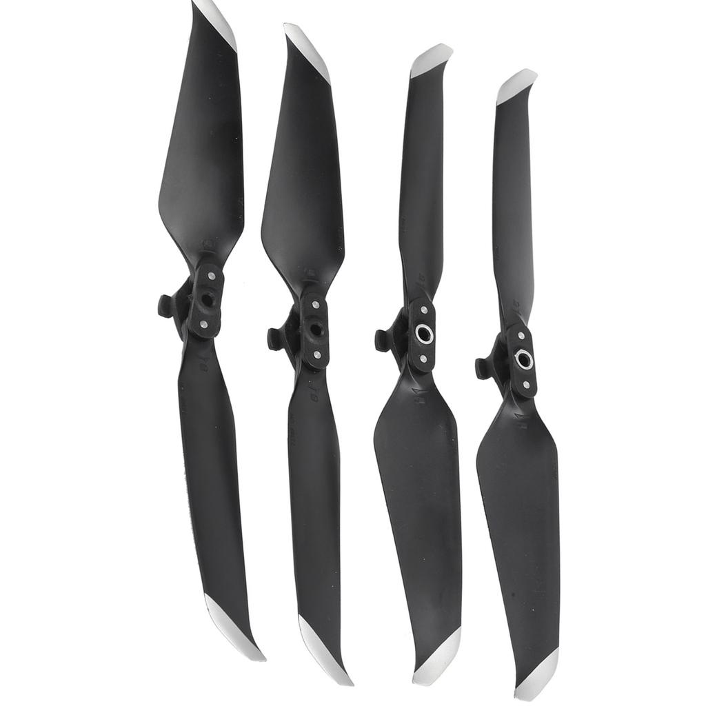 2Pair RC Drone LowNoise Propeller QuickRelease Blade Replacement for Air 2SMavic Air 2(Silver )