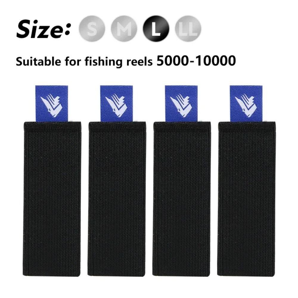 Pole Holder Spinning Reel Belt Spool Cover Spinning Protection Belt  Fishing Tool