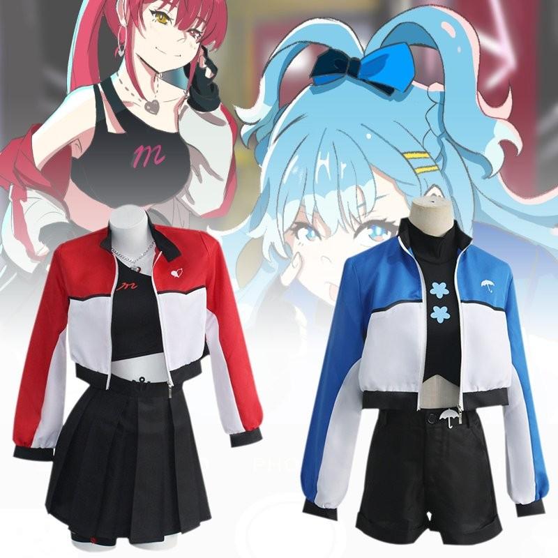 Marine Hololive Role Kobo Festivals Cosplay Decoration Costume Set Performance