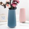Nordic INS Style Large Plastic Vase: Ideal for Dry & Wet Flower Arrangements, Floral Art Decoration, Imitation Glaze Finish
