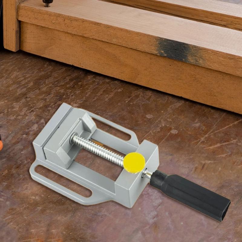 High Strength Aluminum Drill Press Vise Quick Release Workbench Clamp Clip for Electric Drilling Machine Clamping Tool