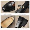 ZHR Women's Mary Jane Chunky Heel Loafers JF176