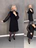 European & American Style Elegant Floral Patchwork Long-Sleeve Dress (2025)