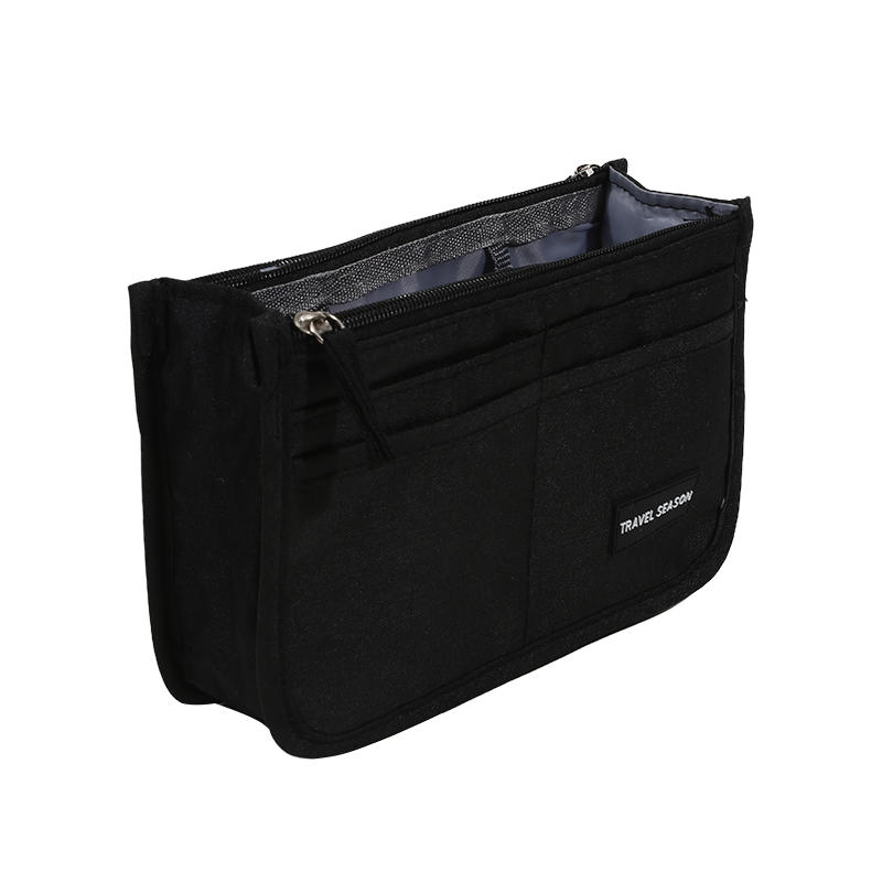 Fashion Travel Tote Bag Shaper Insert with Handles Large Capacity Purse Organizer Liner Bag Multifunctional Cosmetic Bag
