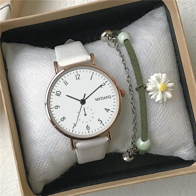 Niche Watch Female Style High Value Watch Junior High School Students Antique Style High Sense Small Fresh Student Quartz Watch