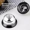Jingmao Stainless Steel Food Call Bell, Dining Bell, Ringing Device, buzzer for Bar And Pet, Table Bell