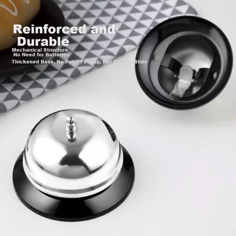 Jingmao Stainless Steel Food Call Bell, Dining Bell, Ringing Device, buzzer for Bar And Pet, Table Bell