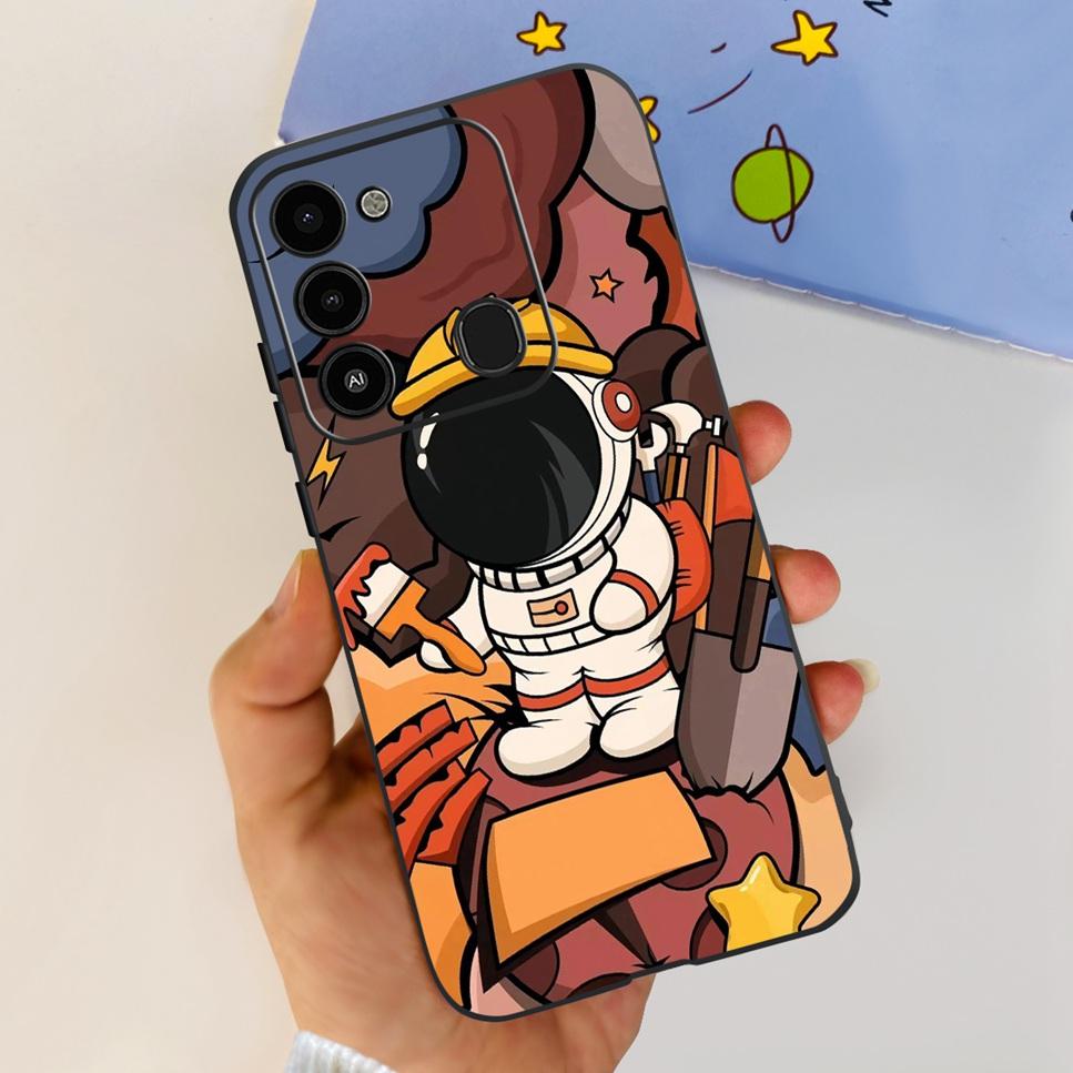 For Tecno Spark GO 2022 Case KG5 Soft Silicone Cute Cat Phone Cover For Tecno SparkGO 2022 6.52" Luxury Love Flower Cases Funda