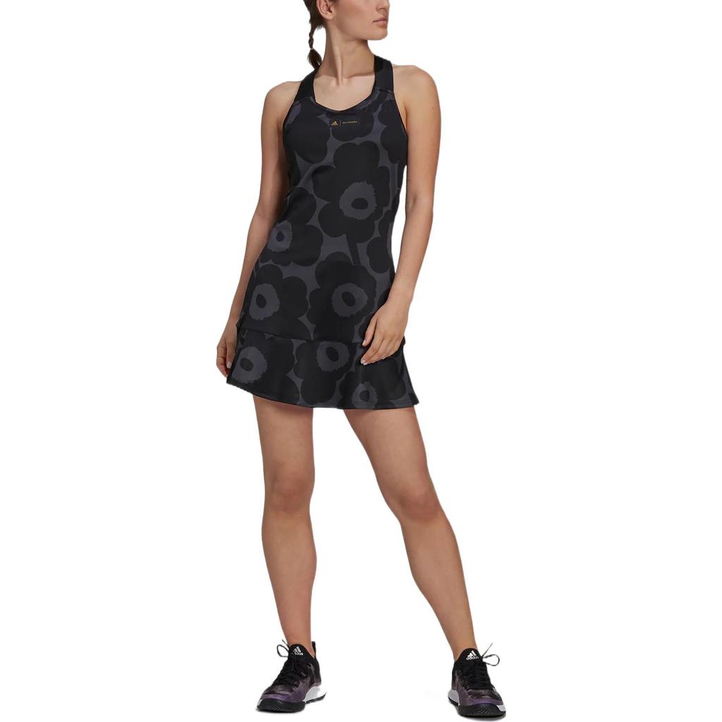 adidas X Marimekko Sleeveless Dresses Women's Black Moderate Extra Short GT6003