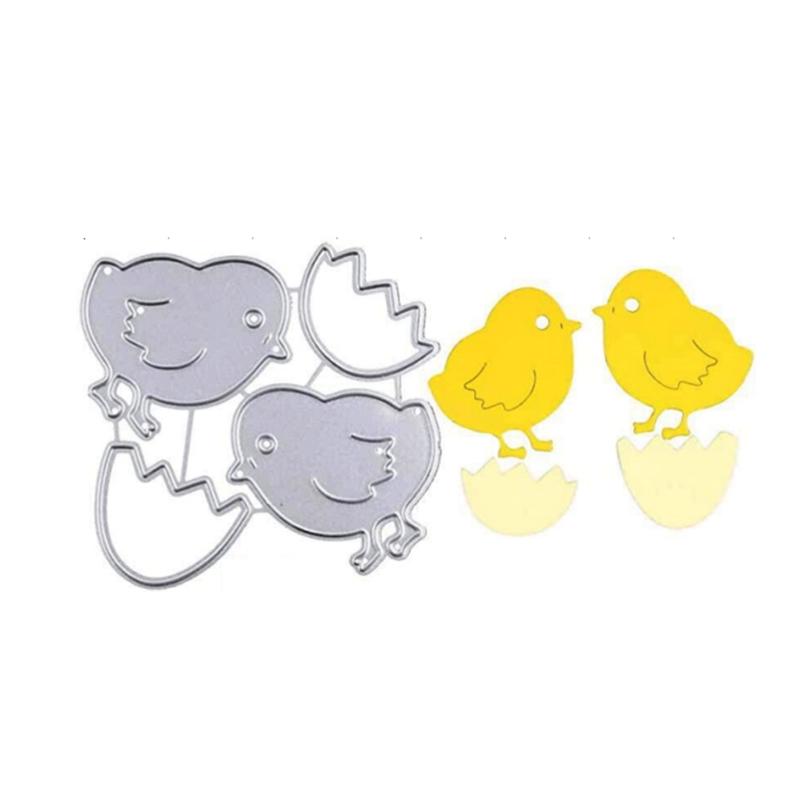 Metal DIY Embossing Moulds Cute Chick Embossing Stencil Cutting Dies for Album Paper Card Making Scrapbooking Durable