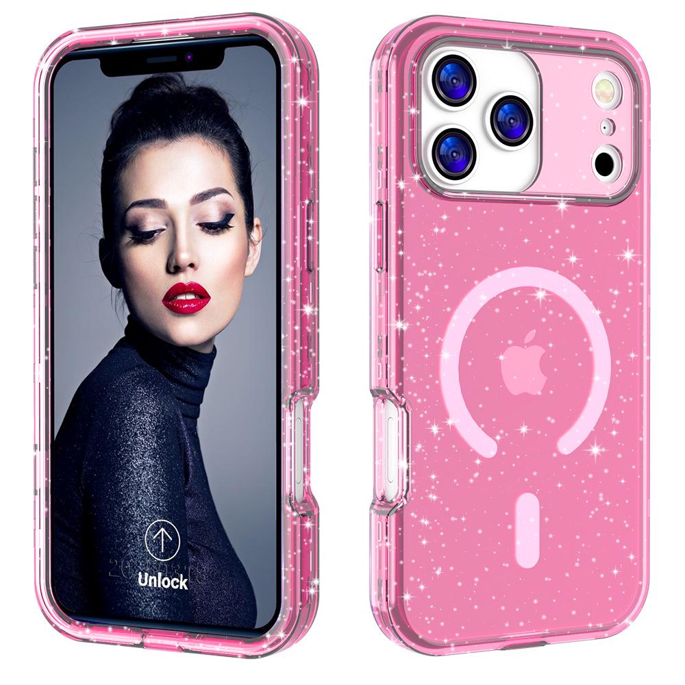 Apple iPhone 17 Pro Max Magnetic Stand Anti-fall Protective Case