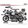 Motorcycle High Or Low Driver Seat Pad Cushion Fit For BMW F750GS 2018 - 2023 F850GS 2018-2023 Adventure Black Gray 2019 2020