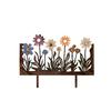 1pcs European American Flower Ground Stake Rustic Floral Garden Plug Creative Rural Style Yard Decor Ornament