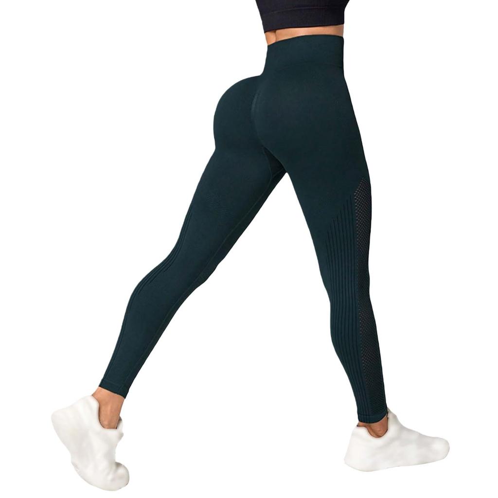 Women's Yoga Pants High Waist Leggings Front Wear Seamless Fitness Pants