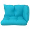 VidaXL Pallet Cushions 3 Pcs Turquoise Oxford Fabric 360877