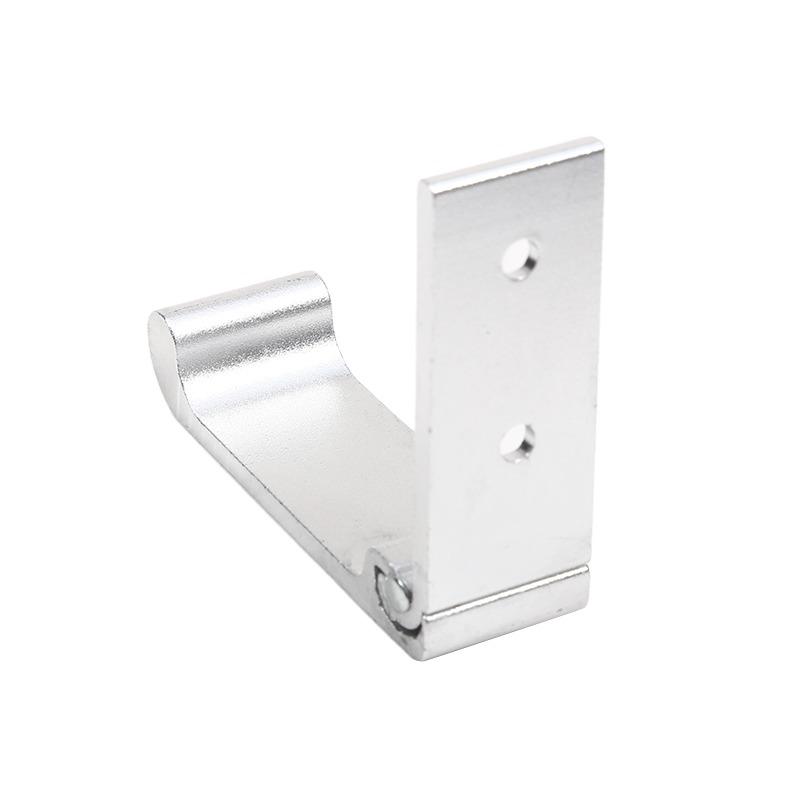Aluminum Alloy Folding Hooks Wall Door Clothes Coat Hat Bags Hangers Kitchen Bathroom Rustproof Towel Hooks Foldable Hook