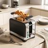 2-Slice Toaster with 7 Browning Levels, Reheat/Defrost/Cancel Functions, Warming Rack, 930 W