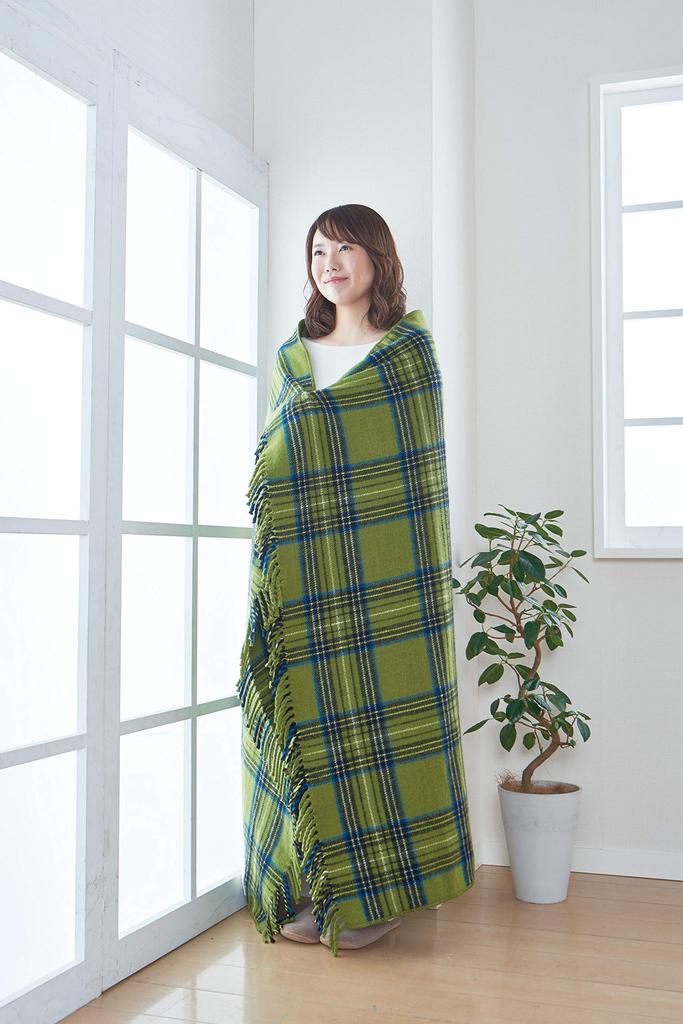 Sugibo Exclusive Washable Electric Wide 160 x 120 Made in Moss Green (Sugibo) [Online Model] Throw, Size, cm, Japan, SB20HW01(MG),