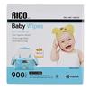 [Increased Capacity] [Bulk Purchase] RICO Baby Wipes, 900 Wipes (100 X 9 Packs) Costco COSTCO Large Thick Unscented
