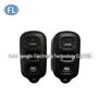 Compatible Toyota 3+1 Button Remote Key, 314.4 MHz, No Chip